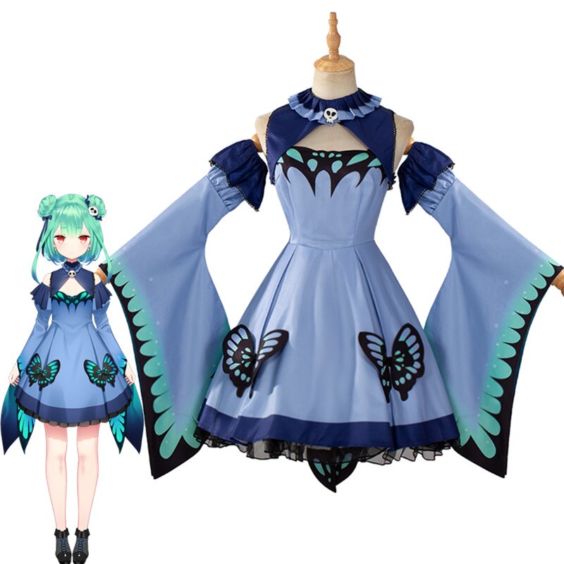 仮装 変装 ハロウィン コスチューム コスプレ衣装 潤羽るしあ バーチャルライバー VTuber スーツ ハロウィン 2025年新作入荷コスプレ