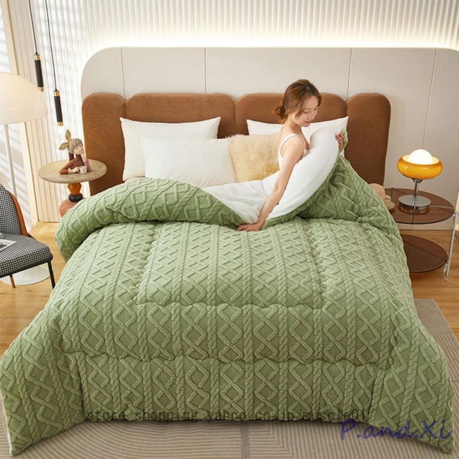 あったか 掛けふとん シープ調 ボア 掛け布団 ふわふわ あったか 冬 洗える掛け布団 抗菌 防臭 防ダニ 快眠グッズ 丸洗いOK キルティング かけ布団 掛け布団