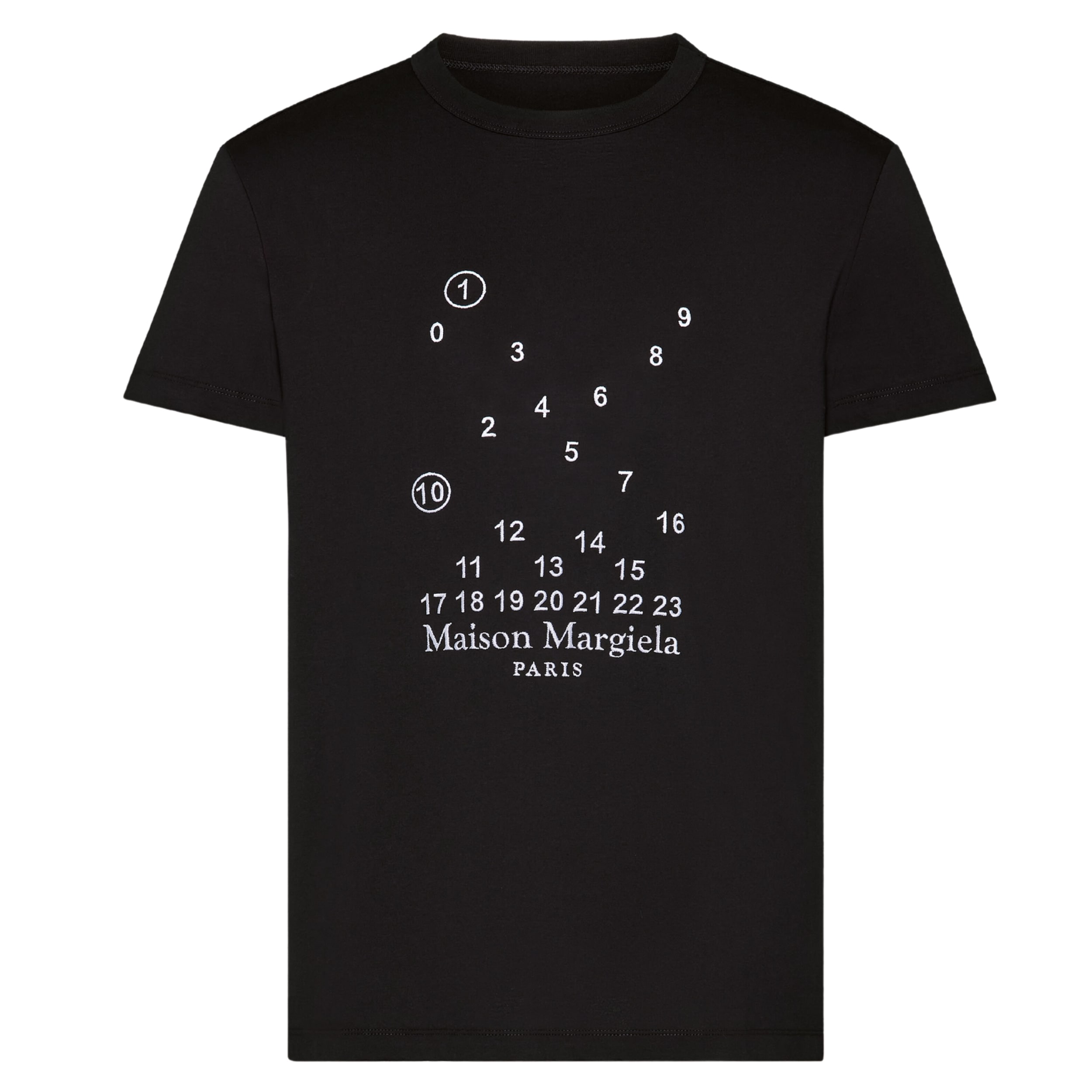 正規品 ナンバリングロゴ マコ コットン Tシャツ XS~XXXL ブラック S50GC0684S22816900 韓国ファッション ユニセックス レディーズ メンズ