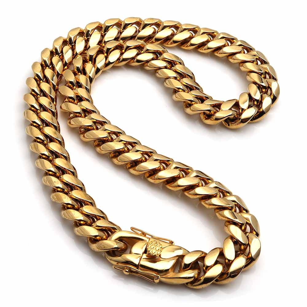 316L 金 喜平ネックレス 14mm [n242-14mm]