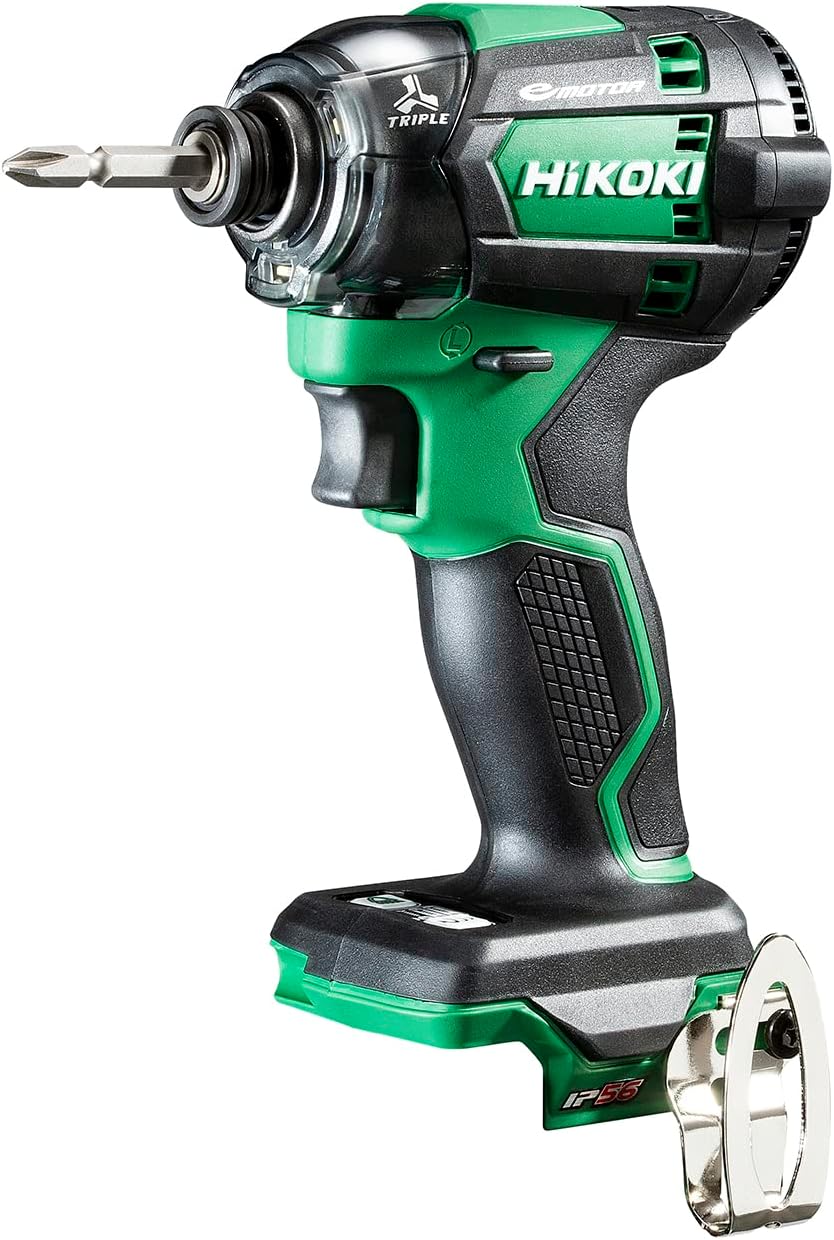 HiKOKI(ハイコーキ) 10.8V 充電式 インパクトドライバー トリプルハンマ搭載 最大締付トルク170N・m 10.8V 電池・充電器・ケース・ビット別売 WH12DCA (NN)