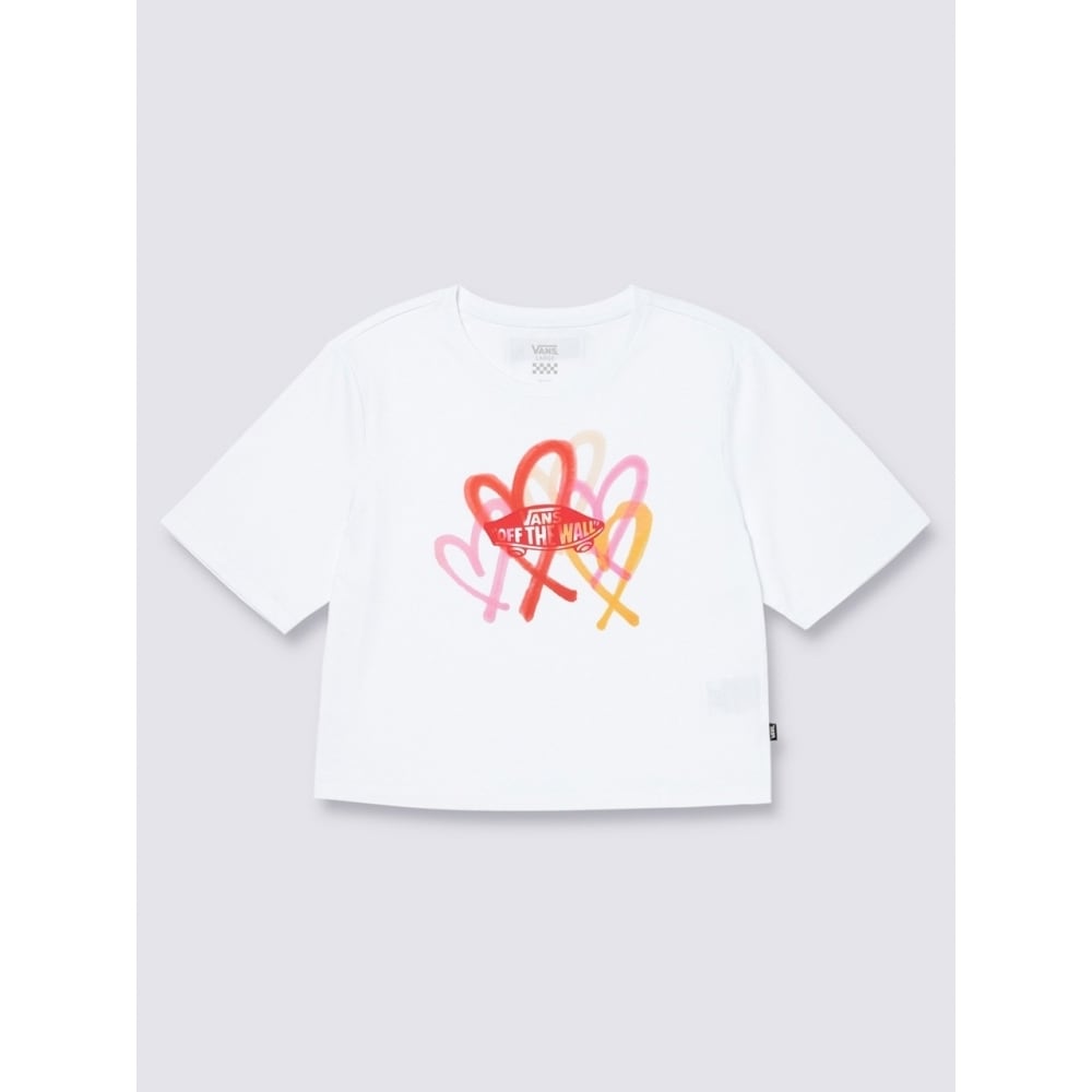 VANS Vans x The Museum ビジタービッグハートクロップショートスリーブ T シャツ VN000KAFWHT1