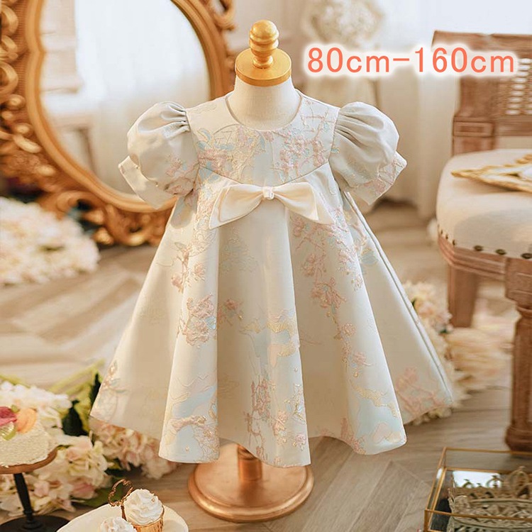 子供 ドレス ピアノ 発表会 結婚式 ワンピース キッズ 女の子 韓国子供服 半袖 春 夏 おしゃれ ベビー服 ジュニア 卒園式 卒業式 七五三 入学 入園 保育園 幼稚園 かわいい 誕生日 プレゼン