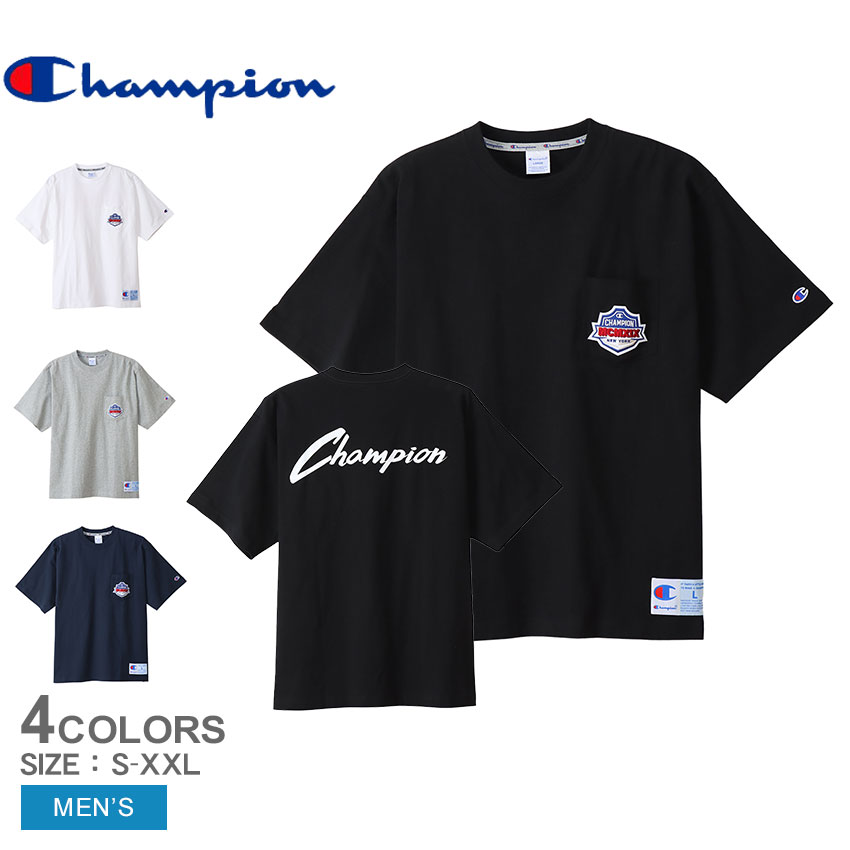 ショートスリーブTシャツ C3-X323 メンズ Tシャツ 半袖 ウエア トップス ブランド シンプル カジュアル アメカジ スポーティ ロゴ 人気 定番 ホワイト 白 ブラック 黒
