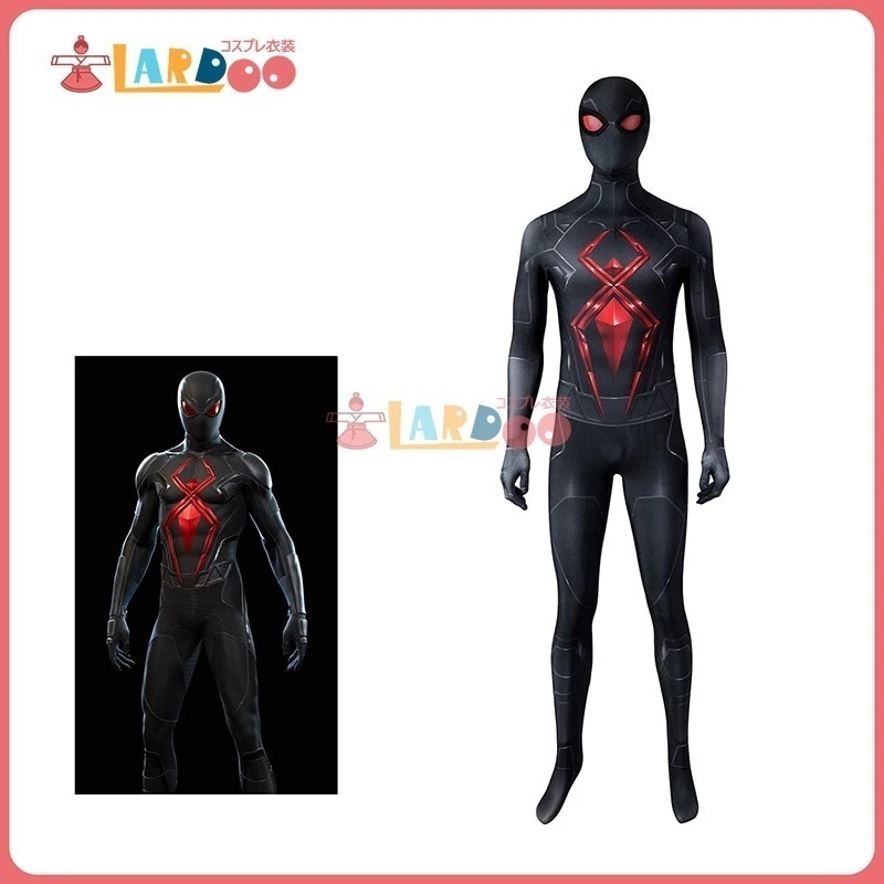 スパイダーマン Spider-Man Dark Suit ボデイー コスプレ衣装 コスチューム374