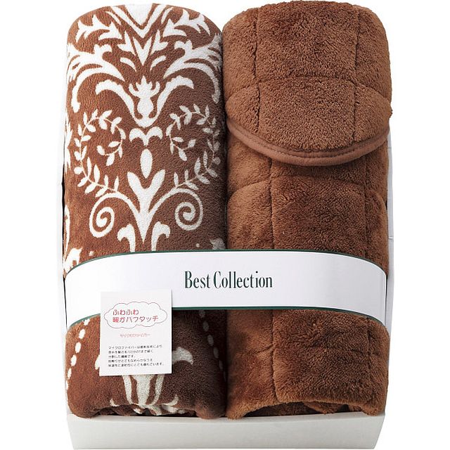 抗菌/防臭わた使用 ふわふわタッチわた入り毛布&敷パットセット