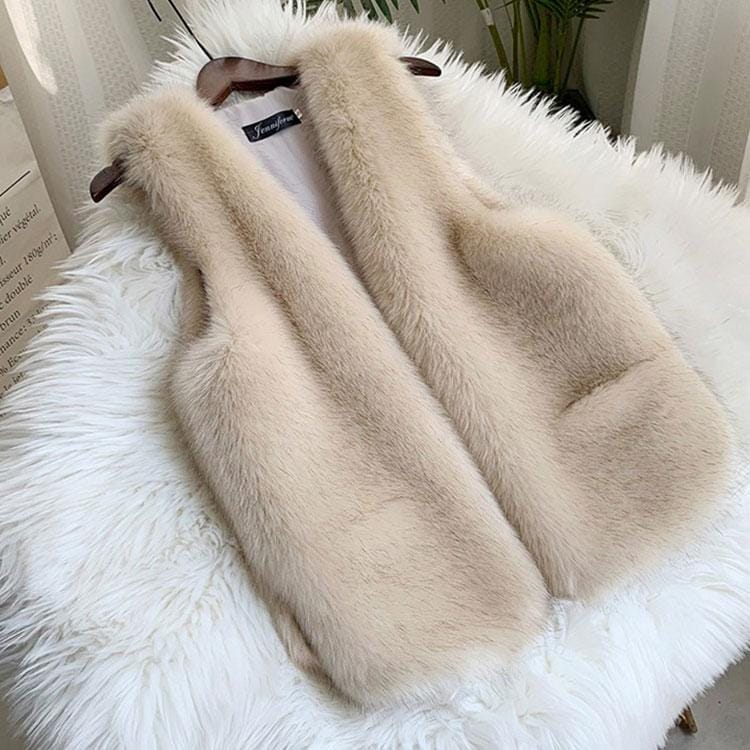 品質いいな新品 秋冬 レディース ファーコート 毛皮コート レディースコート フェイクファー アウター ファーベスト　暖かい 通勤 レディースアウター