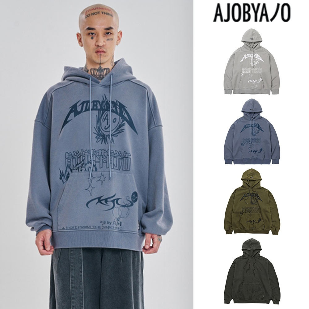 【AJO AJOBYAJO】 [PBA] AJOLICA Collage Hoodie