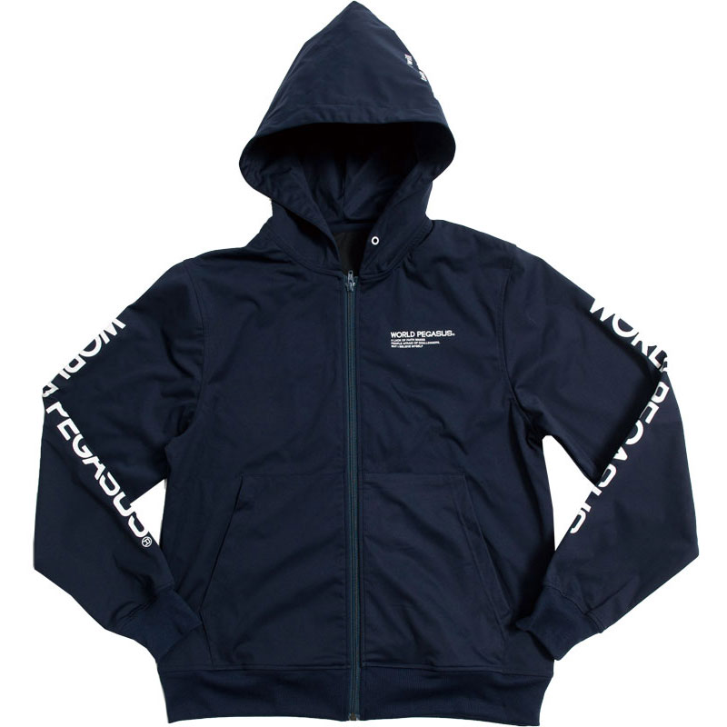ワールドペガサス Worldpegasus 防風撥水フーデットパーカー（フルオープン） アパレル トップス (WAP100)