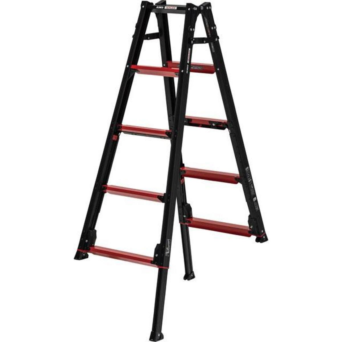 【I】ALINCO アルインコ 伸縮脚付はしご兼用脚立 GAUDI-X(ガウディ)150CM GUD150X 【代引不可/北海道・沖縄・離島不可】