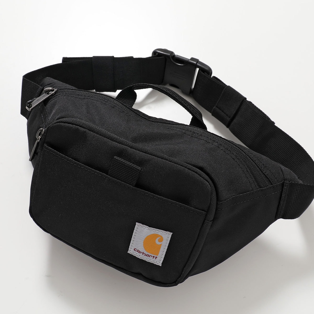Carhartt カーハート ボディバッグ CLASSIC WAIST PACK B0000554 メンズ ベルトバッグ ウエストポーチ ポリエステル 撥水 軽量 ロゴ 鞄 001/BLK