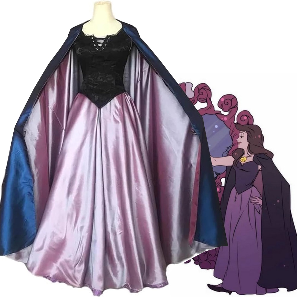 人魚姫 ヴァネッサ リトルマーメイド ヴァネッサ コスプレ衣装 アリエル 人魚姫 ドレス マント付き ハロウィン クリスマスワンピース