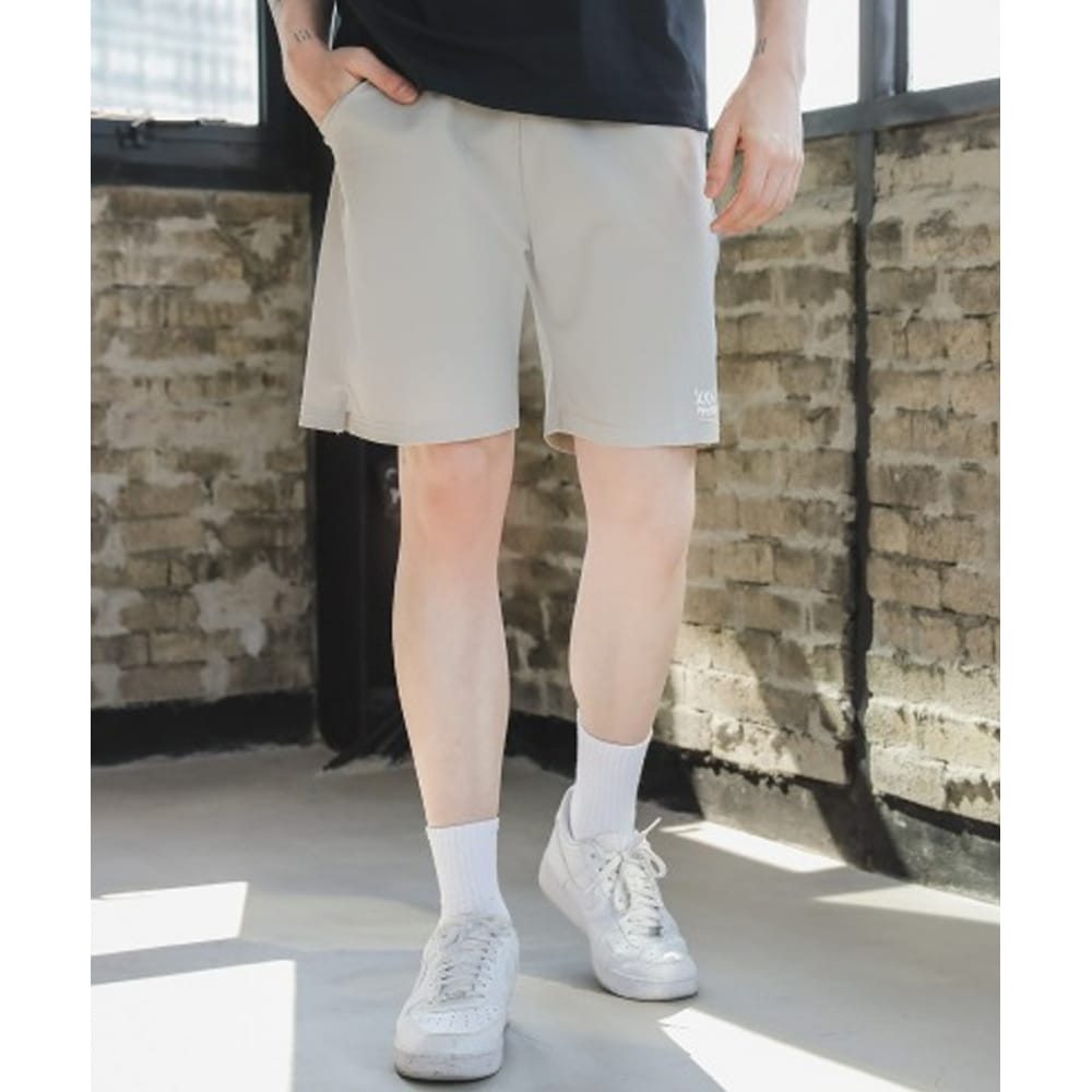 ブラックモンスターフィットクーリングトリコートショートパンツ (ライトベージュ) /BM220120