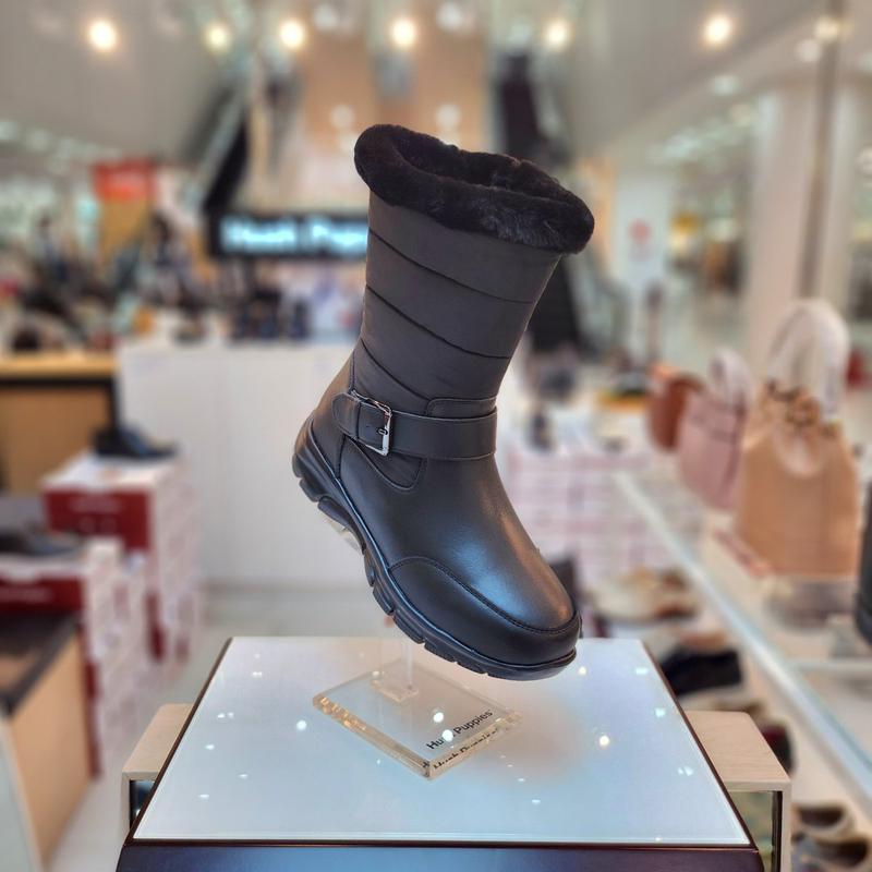 女性 女性 足が楽な4cm軽量広幅ファーアンクルブーツ 3fr616-i_CA