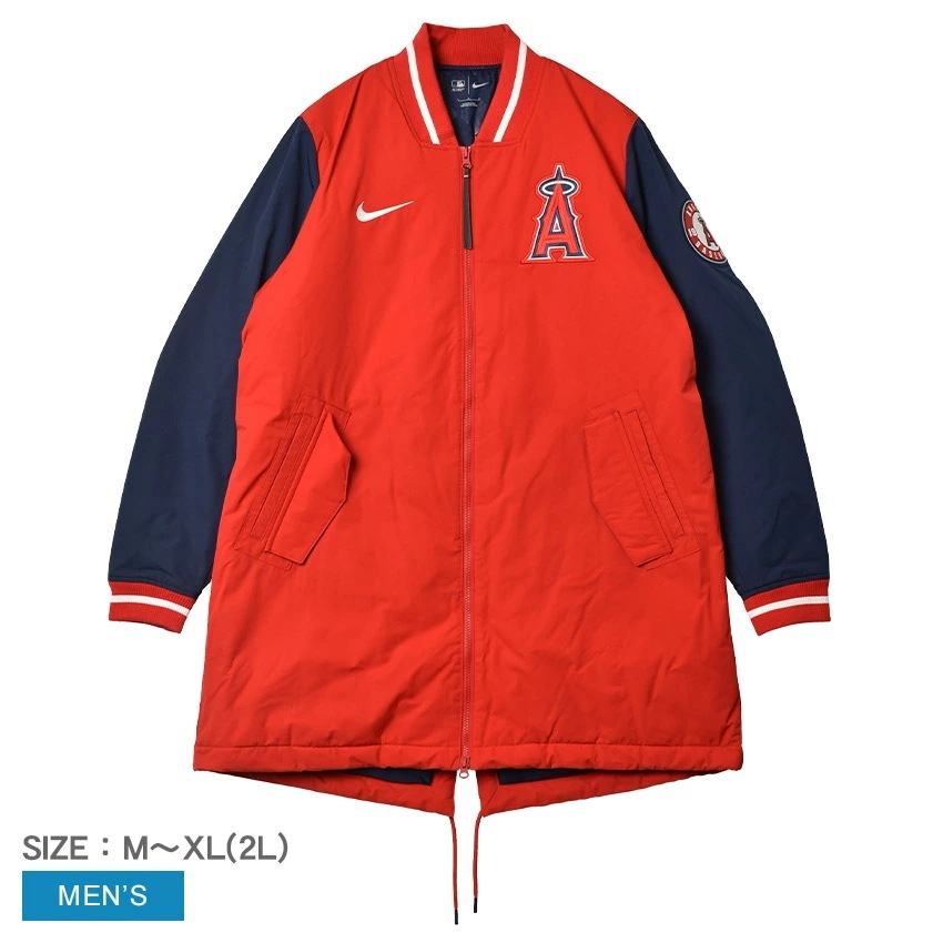 AC Dugout Long Sleeve Fullzip Jacket NAC7-036N メンズ ロサンゼルスエンゼルス MLB メジャーリーグ 公式アイテム ウェア ウエア トップス
