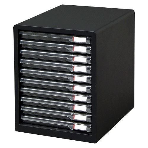 （まとめ買い）レターケーススリムタイプ L-10SR L-10SR ﾀﾞｰｸｸﾞﾚｰ 00011673 [x3]