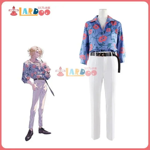 新タイプ追加 激安販売 バーチャルYouTuber VTuber Luca Kaneshiro ルカ・カネシロ 【EN Sakura Bloom】コスプレ衣装 コスチューム[M2687]