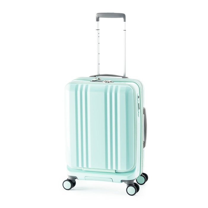 ハードキャリーケース デカかるEdge Front Open 3～4泊 37L+7L ALI-077-18FW-SMNT スモークミント