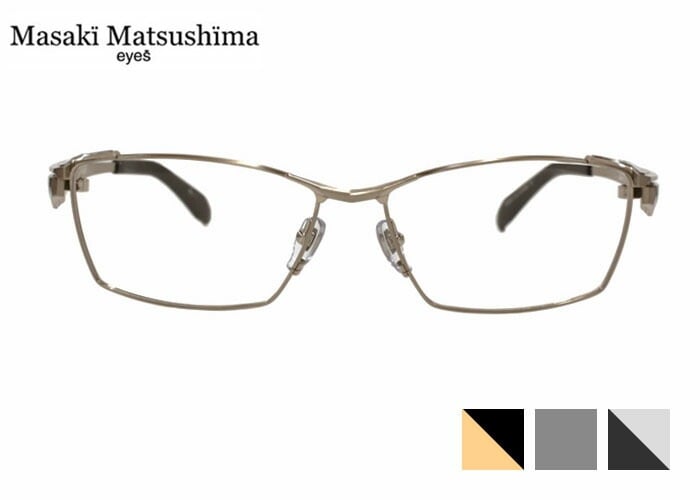マサキマツシマ Masaki Matsushima mf-1311 日本製 鯖江 大きい メンズ スクエア フルリム チタン メガネ めがね 眼鏡