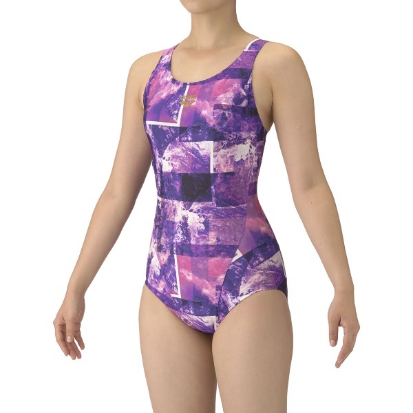 ARENA アリーナ フィットネスワンピース オープンバック・ぴったりパッド 水泳 水着レディースフィットネス AS5FWF06L-PPGD