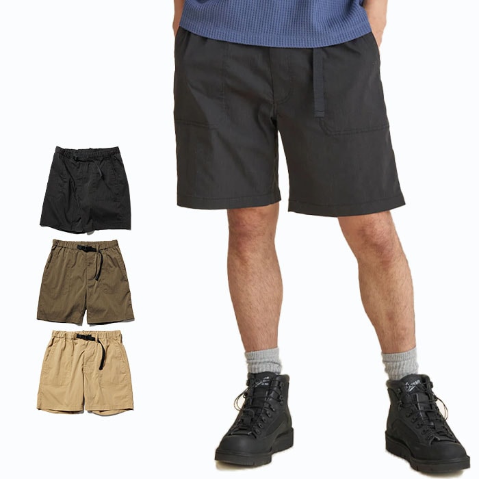 ボトムス ショートパンツ HINOC ヒノックリップストップ フィールド ショーツ メンズ レディース ユニセックス 春 夏 秋 全3色　NW2421-1I208-A