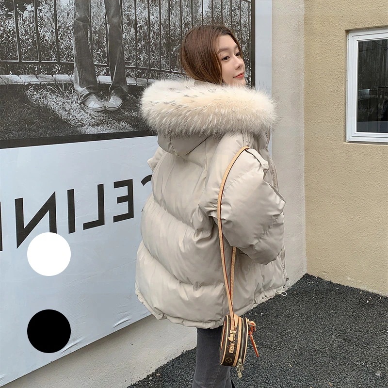 Coat44 大人気 2色 韓国ファッション ダウンコート 大きいサイズ ダウンジャケット ショートコート 韓国 コート レディース服 コットン ジャケット レディース 韓国