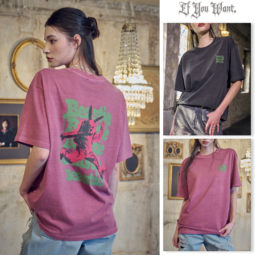 [SATUR] Smudged logo Artwork ティーシャツ ☆送料込☆ ☆送料・関税込☆SATUR☆Smudged logo Artwork T-Shirt☆ (SATUR