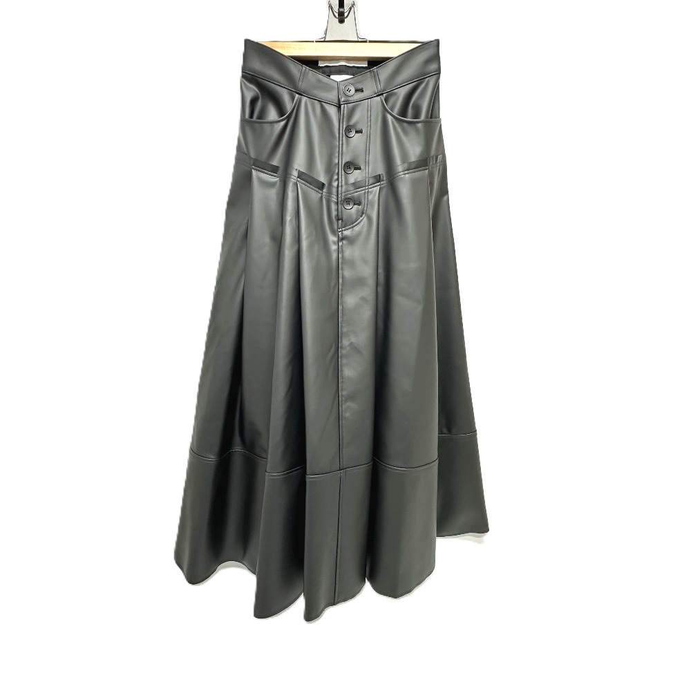 IRENE アイレネ ロングスカート 25A87005 プリーツ アパレル ポリエステル ブラック