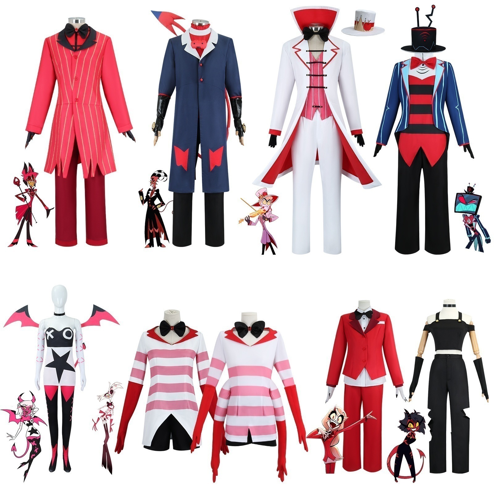 【人気爆売れ】地獄宿屋コスプレブライツoアンジェルシファアラスビリスcos コスプレ コスチューム演技服