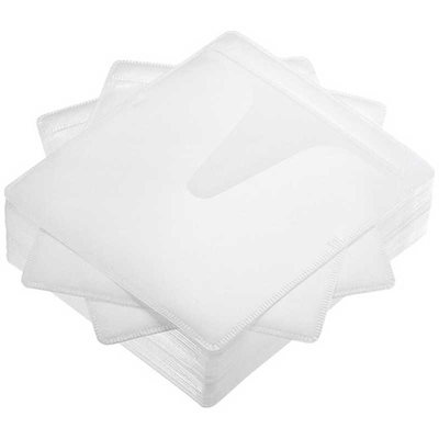 他サイト： サンワサプライ　ブルーレイディスク対応不織布ケース(50枚入りホワイト)　FCD-FNBD50Wの商品画像