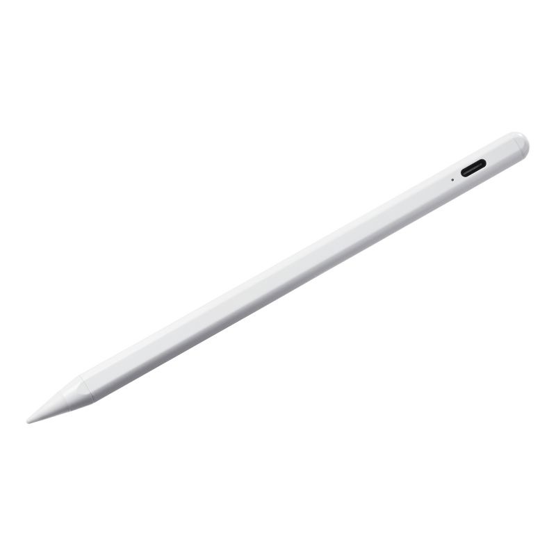 サンワサプライ PDA-PEN56W Apple iPad専用 充電式極細タッチペン（ホワイト） PDAPEN56W
