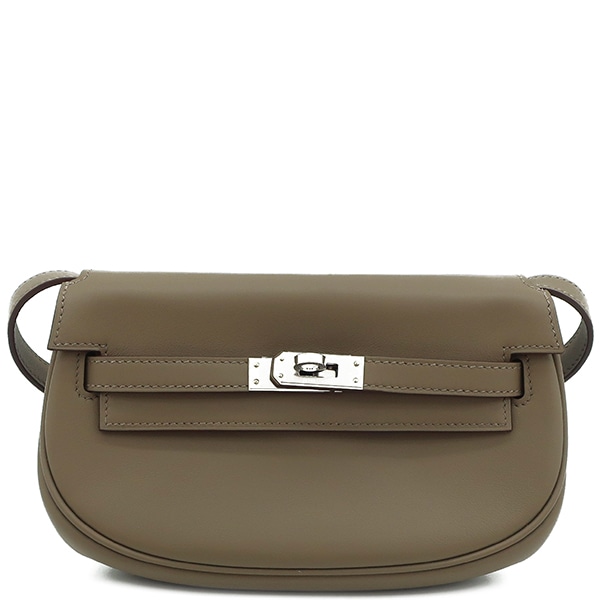 エルメス HERMES ショルダーバッグ ケリームーヴ スイフト エトゥープ シルバー金具 グレージュ B刻印（2023年製） 【箱】【中古】 692,160円