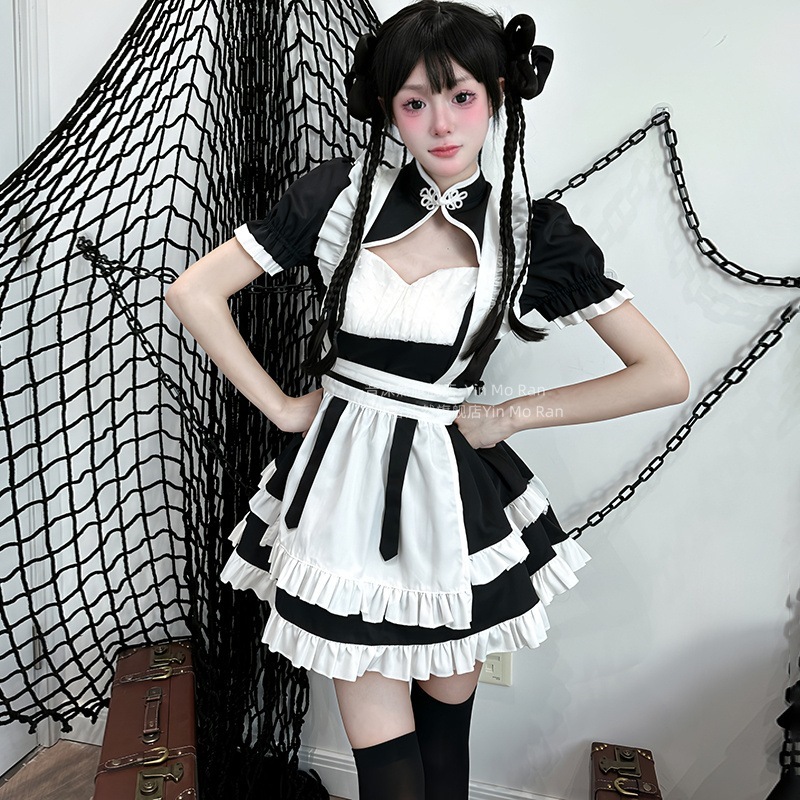 正規品:2025新作韓国娘コスプレ女装甘いlolitaワンピースメイド服cos服