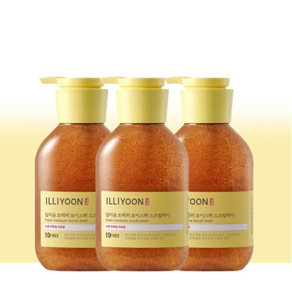 イリユン ボディウォッシュ スクラブ フレッシュモイスチャー 400ml 3個 / SN