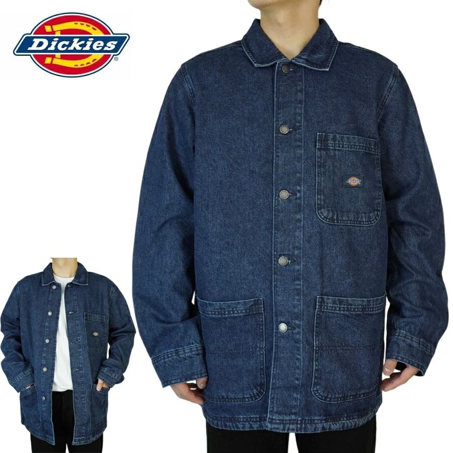 DICKIES ディッキーズメンズ ジャケットデニム チョア コート カバーオール DENIM CHORE COAT COVERALL JACKETSTONEWASHE 10,132円