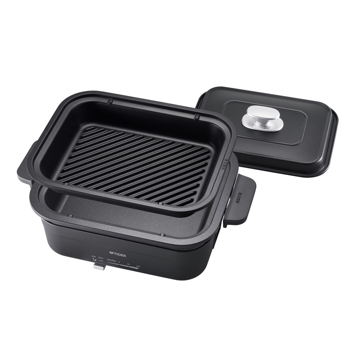 タイガー CRL-A201KI ホットプレート　プレート2枚タイプ　アイアンブラック CRLA201KI 13,376円