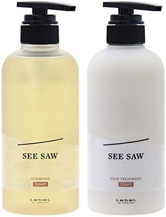 ルベル セット品 SEE/SAW シーソー ヘア＆スキャルプシャンプーT × ヘアトリートメントT 500ml/500g 2個アソート