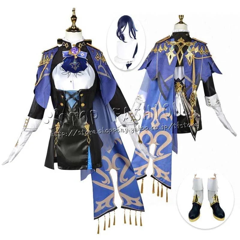 [2026新品] G 原神 げんしん genshin フォンテーヌ クロリンデ Clorinde コスプレ 衣装 ハロウィン クリスマス 文化祭