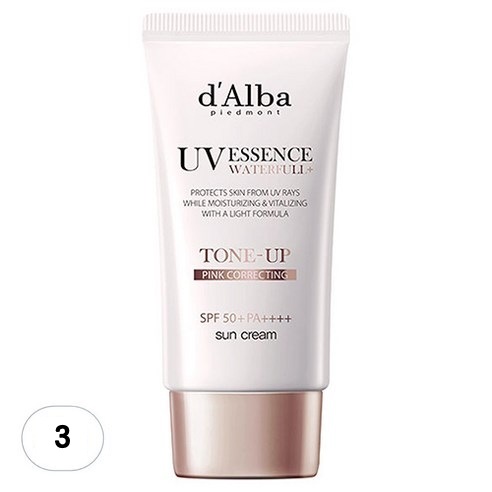 ウォータープルトーンアップ 日焼け止め SPF 50+ PA++++, 50ml, 3個