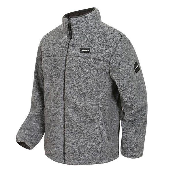 冬の2つのスタイルの両面ラムウールリバーシブルハイネックパディングジャンパーフリース