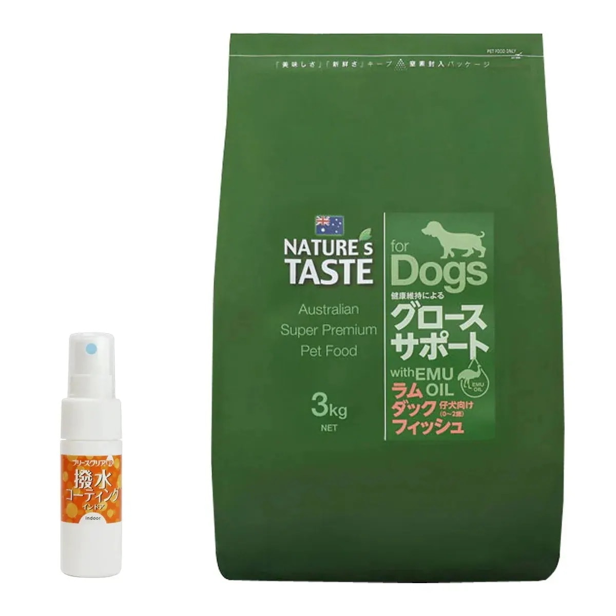 グロースサポート ラム＆ダック＆フィッシュ 3kg【撥水コーティングインドア(水回り用) 20ml付き】