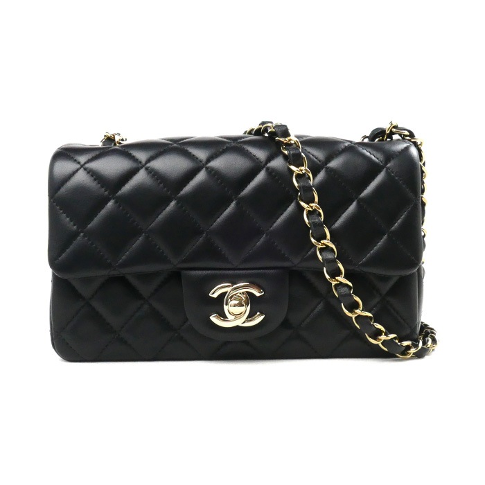 CHANEL シャネル ミニ クラシック ハンドバッグ ショルダーバッグ ブラック A69900-Y04059-94305 レディース 未使用 買取品