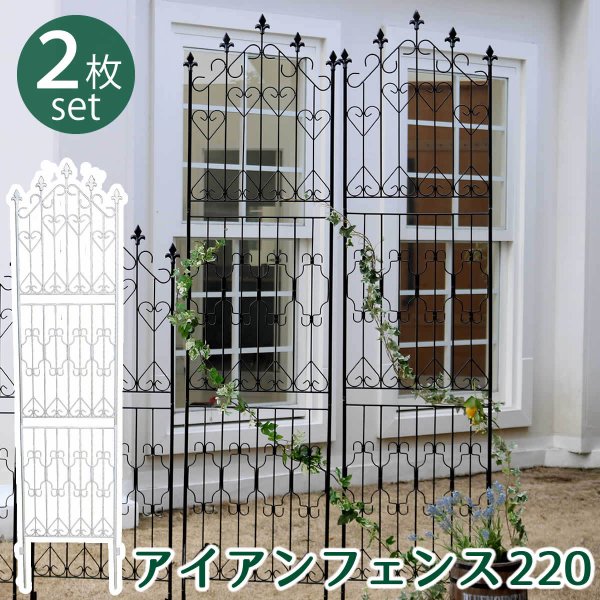 アイアンフェンス220 ハイタイプ 2枚組 DF010H-2P 【住まいスタイル】