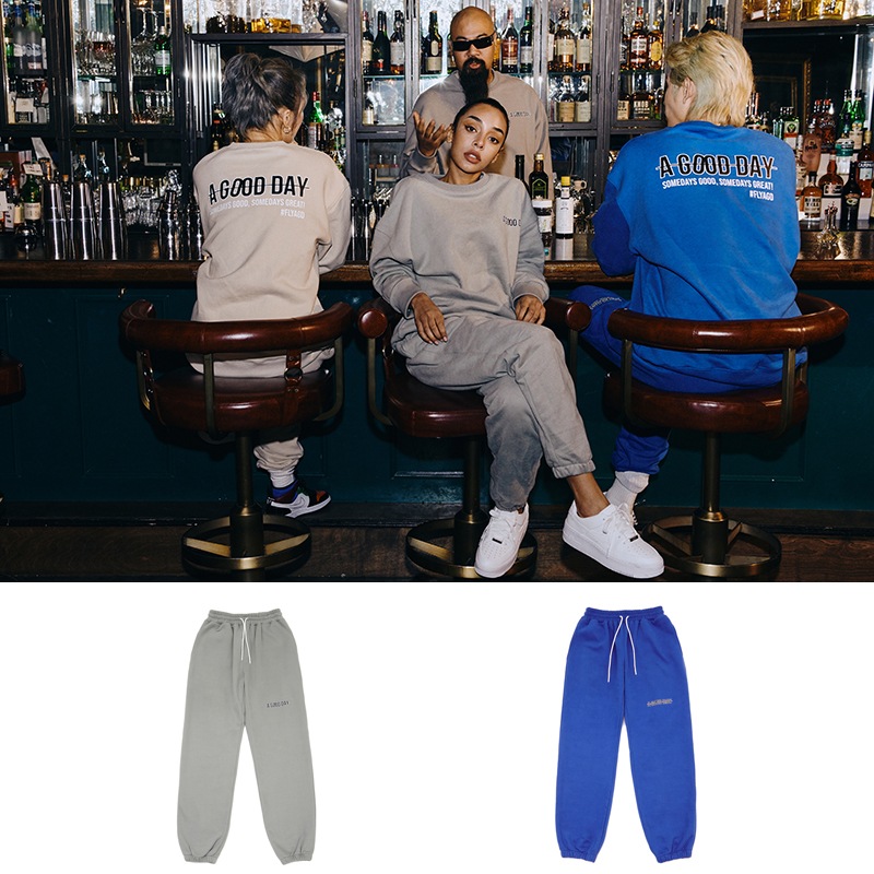 NAPPING WARM PANTS (BLUE, GRAY)