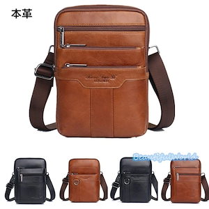 ショルダーバッグ 本革 メンズ 肩掛けバッグ 斜めがけバッグ 軽量 ショルダー 多収納 便利 おしゃれ 鞄 カバン