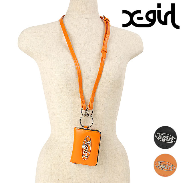 レディース オーバルロゴ フェイクレザー コイン＆カードケース [105234054027SPOT] COIN ＆ CARD CASE XGIRL 財布 ミニウォレット