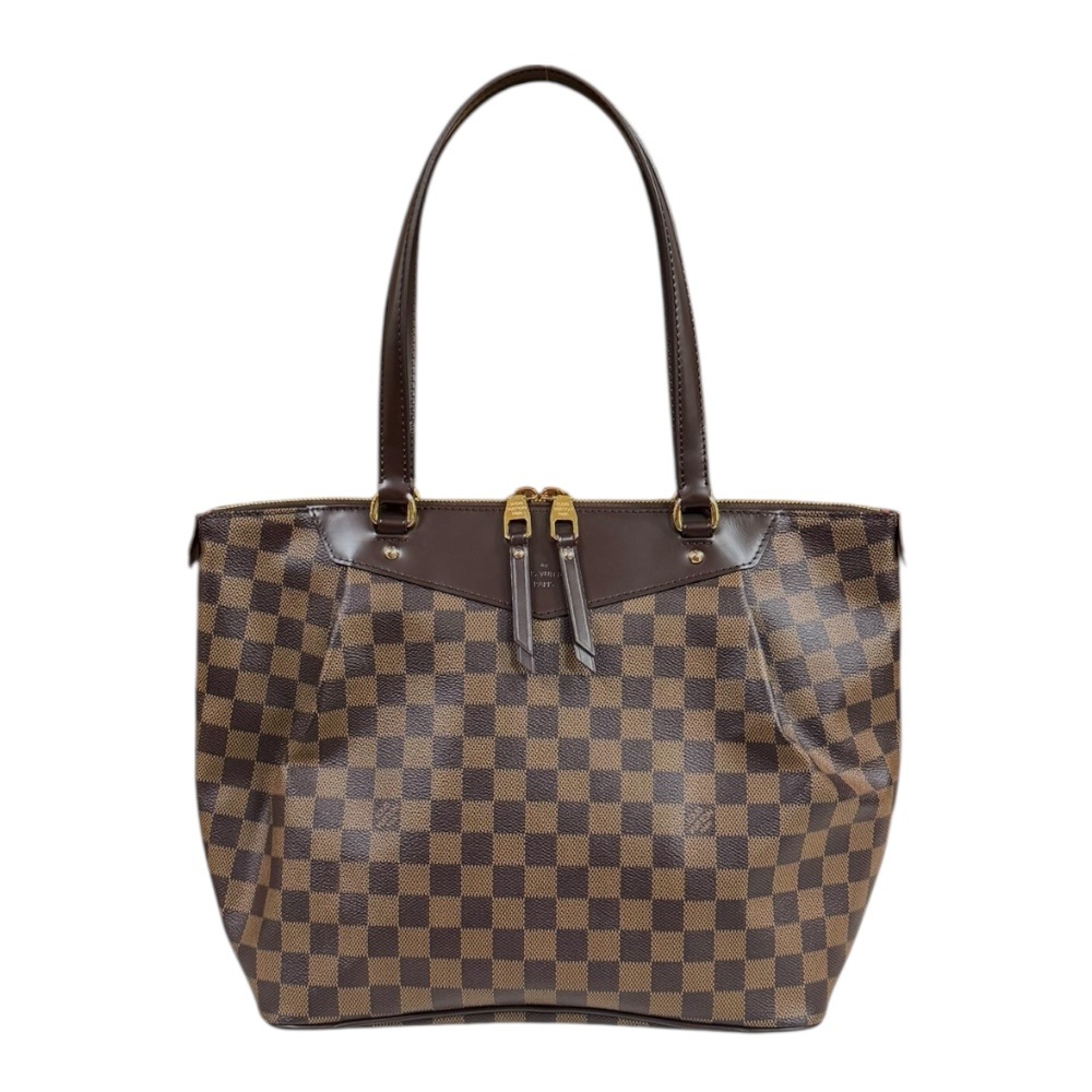 ルイヴィトン ウェストミンスターGM ダミエ トートバッグ ダミエキャンバス N41103 ブラウン LOUIS VUITTON 中古 美品