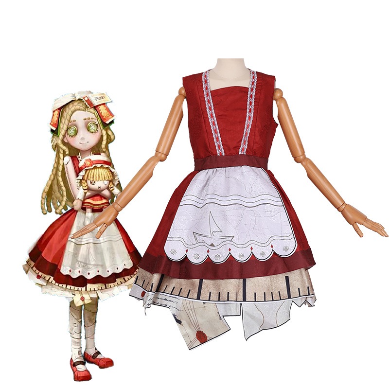 第五人格 コスプレ衣装 サバイバーメモリーズ 幼女戦記 ジャカードドレス コスプレ衣装一式