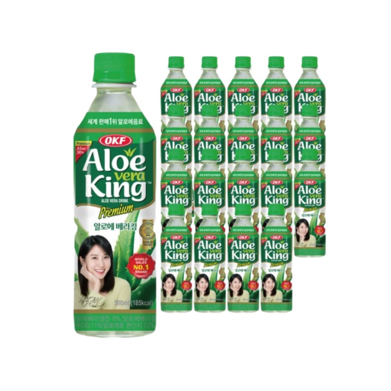 アロエベラキングドリンク 500ml×40本 アロエ粒入り