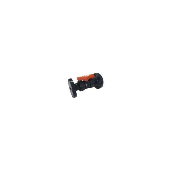 積水化学工業 BV20FX 塩ビ製ボールバルブ (フランジ式 本体PVC OリングEPDM 20 長さ172mm×高さ103mm) メーカー直送
